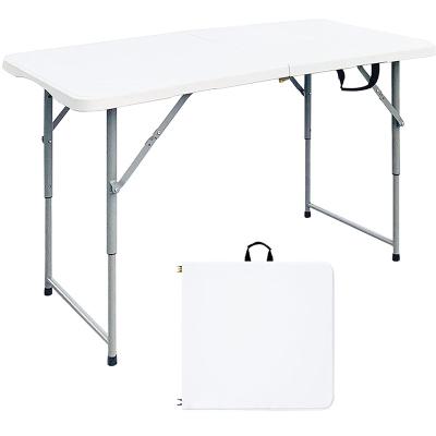 China Outdoor Camping Rising Outdoor Plastic Folding Moving Table, Wedding Banquet Tables and Chairs for Events and Camping for sale