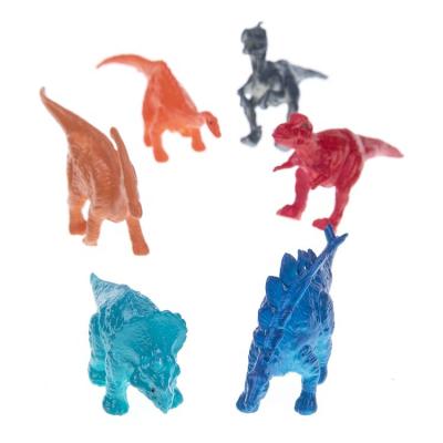 China Children Play Factory wholesale Plastic 6 Dinosaur Boll Animal Toy Ornaments for sale