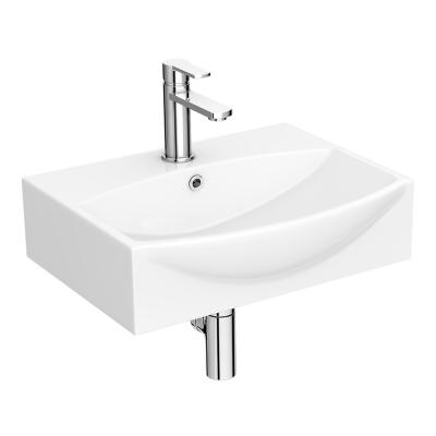 China New Designer Model Modern Wall Hung Ceramic Basin from DOMO for sale