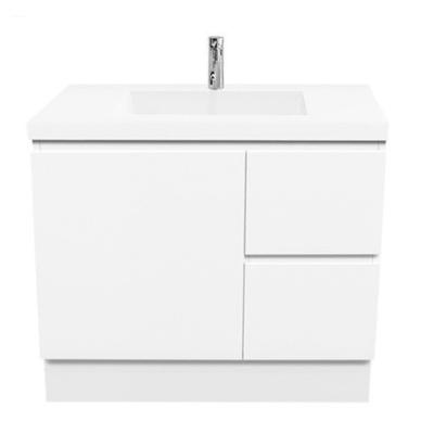 China Modern MDF Bathroom Vanity Cabinet Factory Direct With Basin for sale