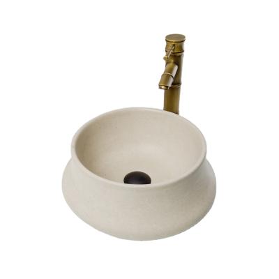 China Modern Concrete Cement Bathroom Wash Hand Basin for sale