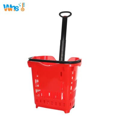 China Modern Plastic Shopping Basket Supermarket Grocery Basket for sale