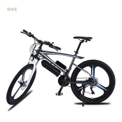 China 2021 new electric mountain bike 26 inch 21 speed power city mountain bike electric bike Te koop