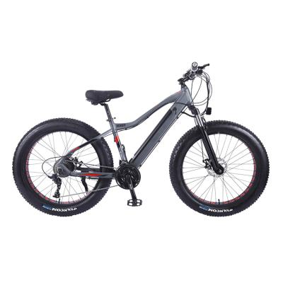 Chine DDP free duty 48v750w electric fat bike 26 inch aluminum alloy fat wheel electric bicycle à vendre