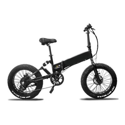 China Lithium battery 36v 250w 350w 20 inch electric folding bike 4x20 fat tire electric bike for sale