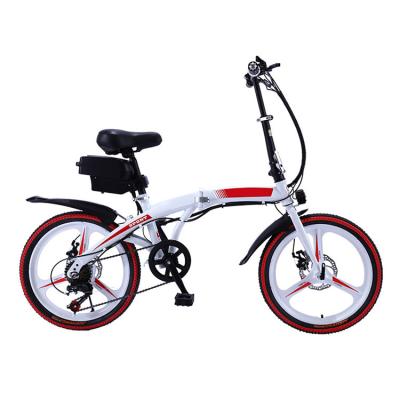 中国 10 ah lithium battery 36v350w new design lightweight electric folding bike 20 inch 販売のため