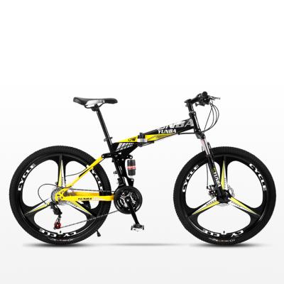 China Made in China alloy mountain bike 26 inch bicycle folding mountain bike 27 speed mountain bike Te koop