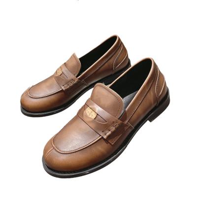 China Flat 1 Top Luxury designer Loafers Women Genuine Calfskin Slip On Round Toe Square Heel Shallow Casual Spring Outdoor Ladies Shoes for sale