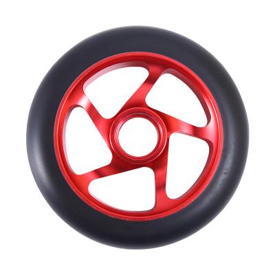 China High Rebound PU Wheels China Manufacturer Entry Level Stunt Scooter Accessories 100mm 110mm PU Wheels for sale