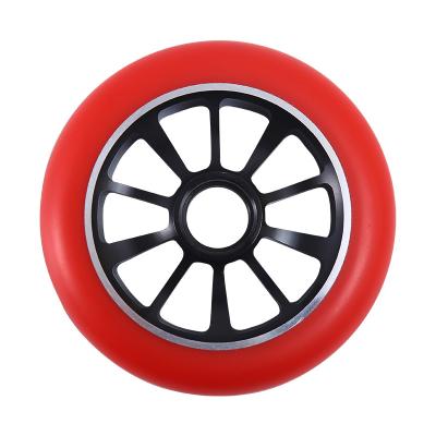 China High Rebound PU Wheels Chinese Factory Adults Free Foot Stunt Kick Scooters Aluminum Anti-Skid Extreme Scooters Accessories Wheels for sale