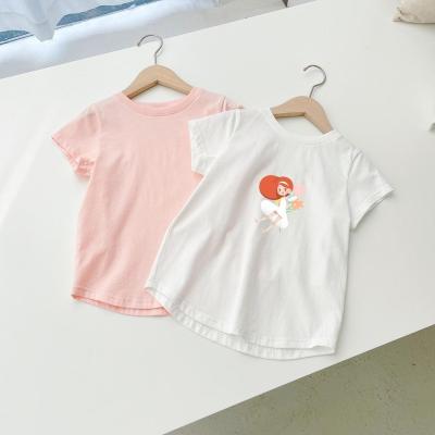 China Factory Cheap Shipping High Quality Round Neck Kids T-shirt Print Breathable With Technics Fashion Style Time Advance for sale