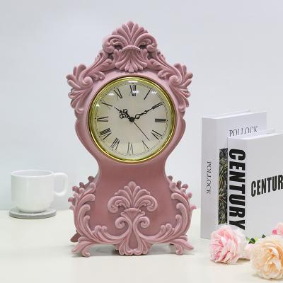 China Europe Redeco low price nordic clock wholesale flocking tube clocks resin clock for home decor for sale