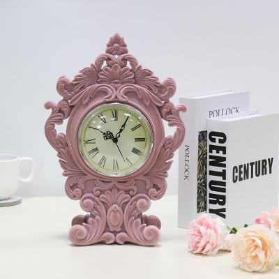 China Nordic Europe Redeco Promotion Sublimation Clocks Assembling Modern Clock Resin Clock For Home Decor for sale