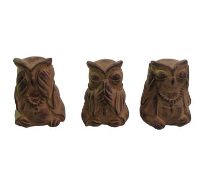 China The Other Garden Owl Art Pottery for sale