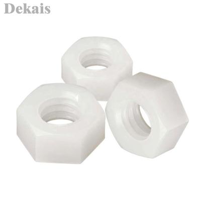 China M3 M4 M5 M6 M8 M10 M18 M20 hex nut Pa66 nylon plastic nuts wholesale heavy industry plastic polyamide for sale