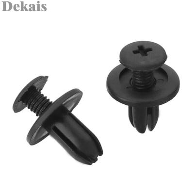 China Plastic Automotive Parts M6.5 Car Universal Weatherstrip Type Auto Rivet Retainer Fasteners Retainer Push Clips for sale