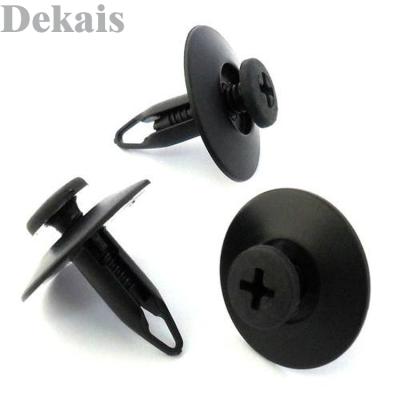 China Automotive Plastic Parts M6.5 Push Clips Auto Plastic Clips And Fasteners Car Clips Nylon Plastic Rivets for sale