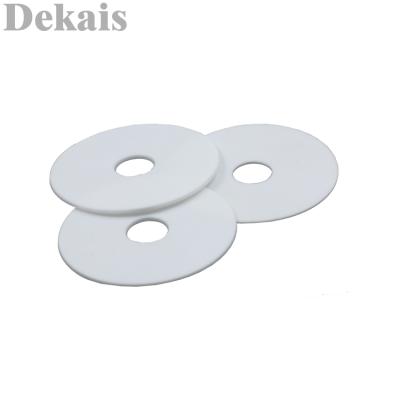 China Flat Round Gaskets , Good Quality Plastic Gaskets / PPS Gasket / PEEK Gasket for sale