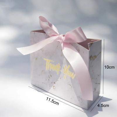 China 20pcs Handmade Thank You Wedding Favors Candy Box Paper Gift Bag Birthday Party Decoration Supplies Baby Shower Chocolate Boxes Packaging for sale