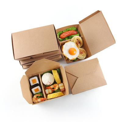 China 2022 Custom Disposable Disposable Lunch Box Maker Cake Wrapping Paper Fried Chicken Burger Fast Food Box Baking Packaging for sale