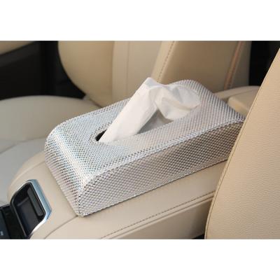 China Basic Without PU Luxury Leather Console Running Car Design Fashion Colors Smart Car Tissue Paper Holder for sale