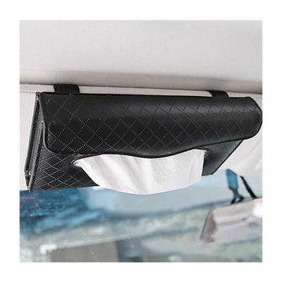 China Durable Automotive Paper Towel Box Environmental Protection Household Automobile Napkin Cardboard Holder for sale