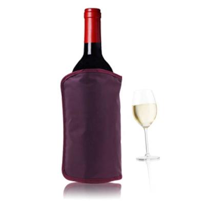 China Insulated Ice Pack For Wine Waterproof Wine Bottle Protector Reusable Ice Pack Sleeve Wine Bottle for sale