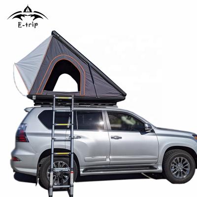 China 2 or 3 person car top tent UV-resistant hard shell aluminum roof top tent for glamping for sale