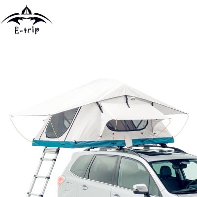 China Extended Type High Quality Soft Shell Roof Top Tent 4 Person Car Cover Tent Folding Top Tent for sale