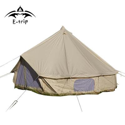 China 7m bell tent extra large bell tent UV-resistant luxury safari tent for sale for sale