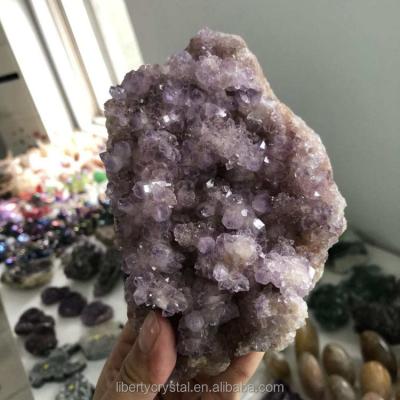 China Natural Pink Amethyst Crystal Cluster Quartz Cluster Healing from Europe for sale