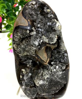 China Wholesale China Excellent Dragon Septarian Stone Egg Crystal Geode Natural Healing for sale