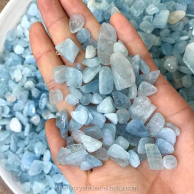 China Natural Blue Green Quartz Crystal Tumbled Healing Stone from China for sale