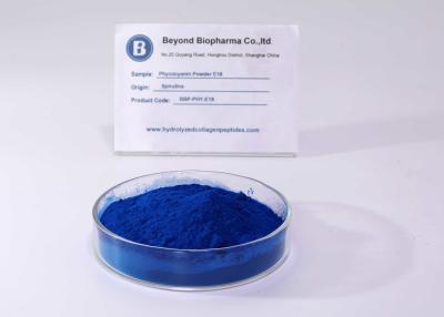 China Phykokyanin-Pulver der Fluoreszenz-E18 als natürliches blaues Pigment für Lebensmittelfarbstoff zu verkaufen