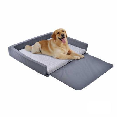 China Breathable Using Self-Cooling Fabric Pet Beds Accessories Dog Customizable Wholesale Dog Beds for sale