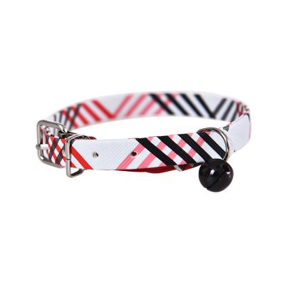 China Newest Design Cute Fashion PVC Good Quality Classic Cat Collar With Bell Viable for sale