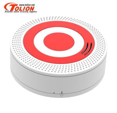 China Tolion Hot Sale Tuya WiFi Wireless Siren with Strobe Light Mini Alarm Siren 94*35mm for sale