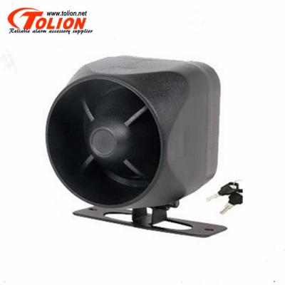 China Police Siren Speaker Ningbo Tolion Burglar Alarm 115dB Police Car Siren with Backup Battery for sale