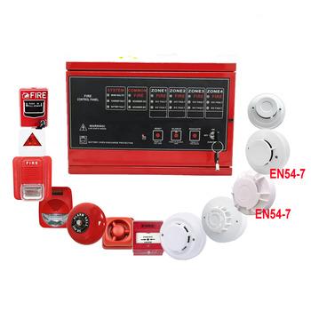 China Conventional Metal Shell 1/2/4 Zone Fire Alarm Control Panel With Fault Led Indicators for sale