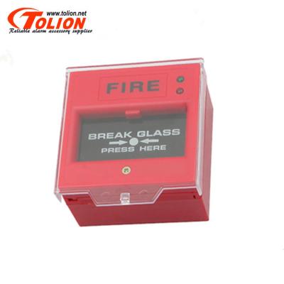 China Conventional manual fire alarm system call point for conventional fire alarm system FA-504 for sale