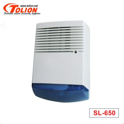 China SL-650 Waterproof/Waterproof Red Strobe Alarm Siren Loud Loudspeaker Outdoor Police Siren for sale