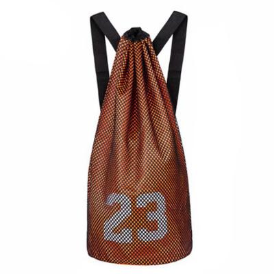 China Custom logo amg logo drawstring sports basketball high quality wholesale waterproof reusable gym bag travel bag for sale