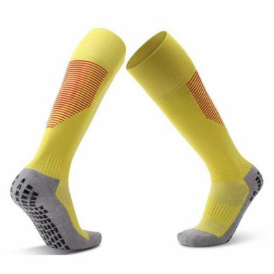 China Personality Breathable Fashion Non Slip Youth College Football Micro Elastic Socks for sale