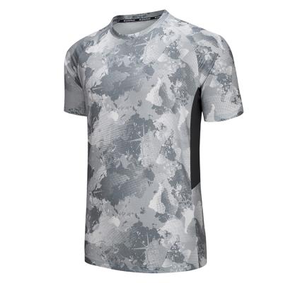 China Breathable Soft Cotton Mens Anti-Shrink Custom Printing T Shirt Black Sports T-Shirts for sale