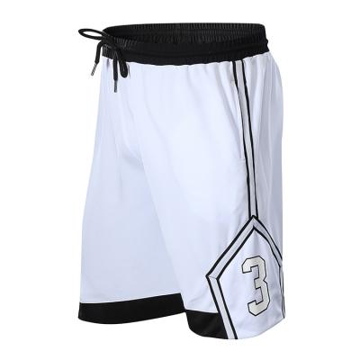 China Summer Breathable Mens Loose Polyester Shorts Custom Logo And Number Sports Shorts Drawstring Pocket Men Sports Shorts for sale