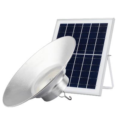 China Aisles Best Selling Product Remote Control Waterproof Warehouse LED Silver Solar High Bay Light for sale