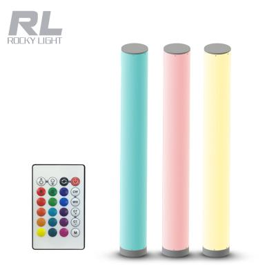 China Modern Adjustable Rocky-light 10W RGB+CCT LED Decoratel Atmosphere Lamp Floor Lamp for sale