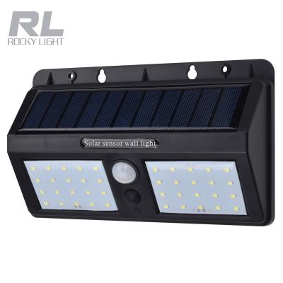 China Yard Factory Price Solor PIR Motion Sensor Wall Light 40LEDs SMD Chip Outdoor Solar Powered With 2 Years Warranty for sale