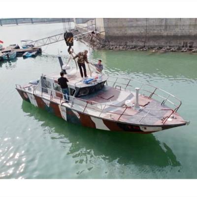 China 11.3m Aluminum Military Patrol Coast Guard Welding Cruise Pilot Boat for sale