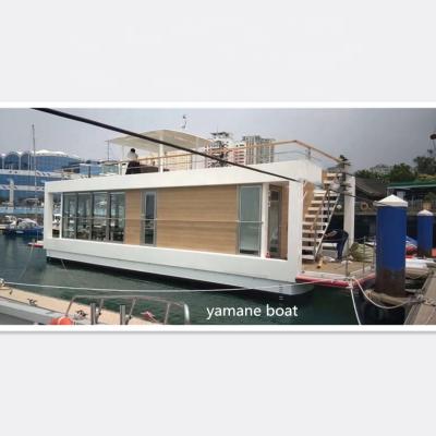 China Family Entertainment 9m Barge Aluminum Pontoon Boat 30ft for sale